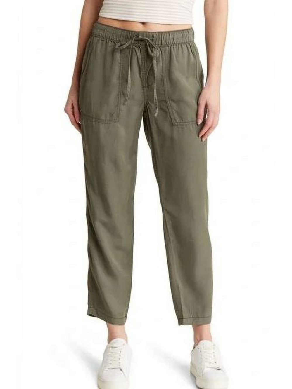 Sanctuary Olive Green Cropped Drawstring Cargo Pants *MOVING SALE*